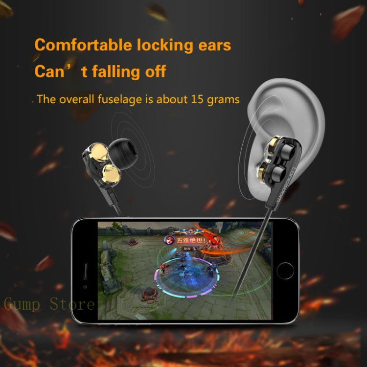 Langsdom Double Moving Coil with Wheat Headset(Black) - Bluetooth Earphone by Langsdom | Online Shopping UK | buy2fix