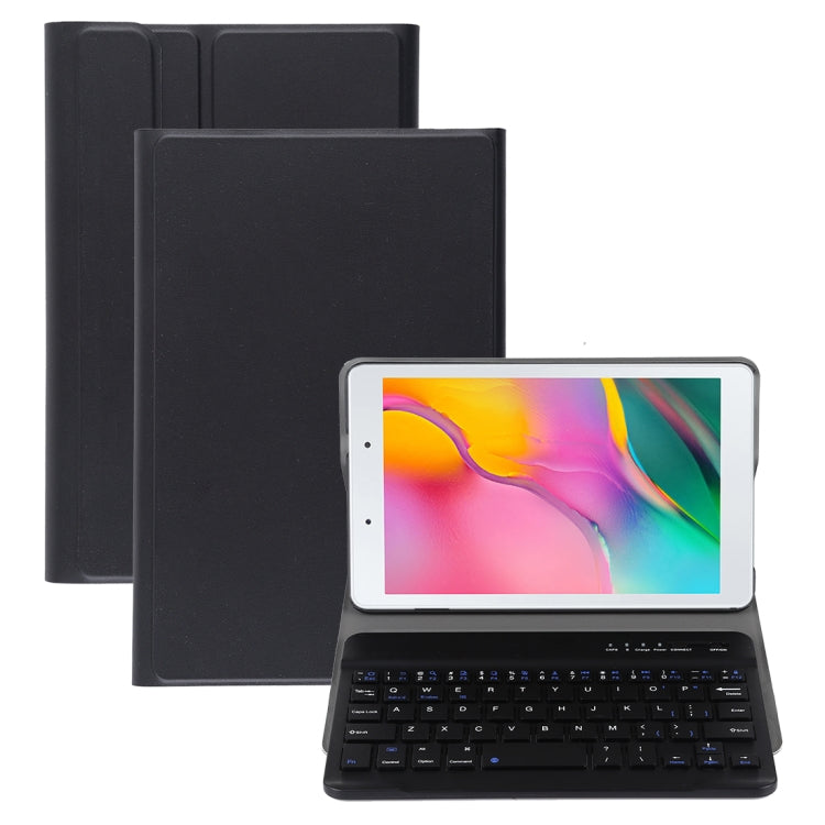 Ultra-thin Detachable Magnetic Bluetooth Keyboard Leather Tablet Case for Galaxy Tab A 8.0 2019 P200 / P205, with Holder(Black) - Samsung Keyboard by buy2fix | Online Shopping UK | buy2fix