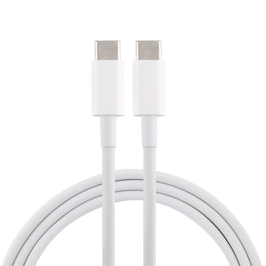 PD 5A USB-C / Type-C Male to USB-C / Type-C Male Fast Charging Cable, Cable Length: 1.5m (White) - USB-C & Type-C Cable by buy2fix | Online Shopping UK | buy2fix