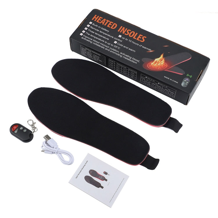 Rechargeable Electric Heating Insole Wireless Remote Control Smart Thermal Insole,Size:Medium(34-40 Size) - Shoes Care by buy2fix | Online Shopping UK | buy2fix