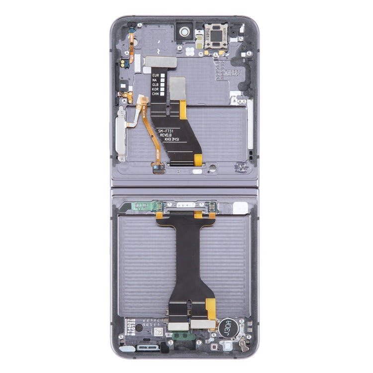 For Samsung Galaxy Z Flip5 SM-F731 Original LCD Screen Digitizer Full Assembly with Frame (Black) - LCD Screen by buy2fix | Online Shopping UK | buy2fix