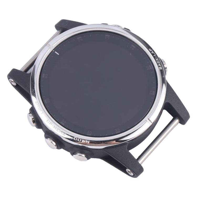 LCD Screen and Digitizer Full Assembly With Frame for Garmin Fenix 5S Plus Sapphire Version(Silver) - For Garmin by buy2fix | Online Shopping UK | buy2fix