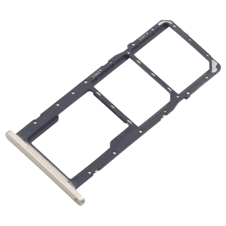 For Samsung Galaxy A06 SM-A065F Original SIM Card Tray + SIM Card Tray + Micro SD Card Tray (Gold) - Galaxy A Series Parts by buy2fix | Online Shopping UK | buy2fix