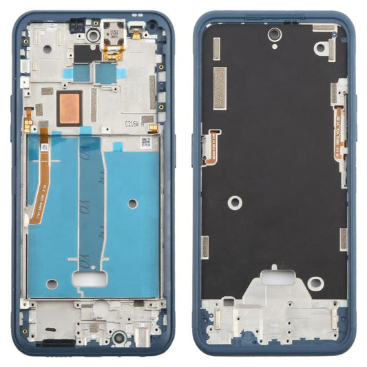 For Nokia XR20 Original Front Housing LCD Frame Bezel Plate (Blue) - Full Housing Cover by buy2fix | Online Shopping UK | buy2fix