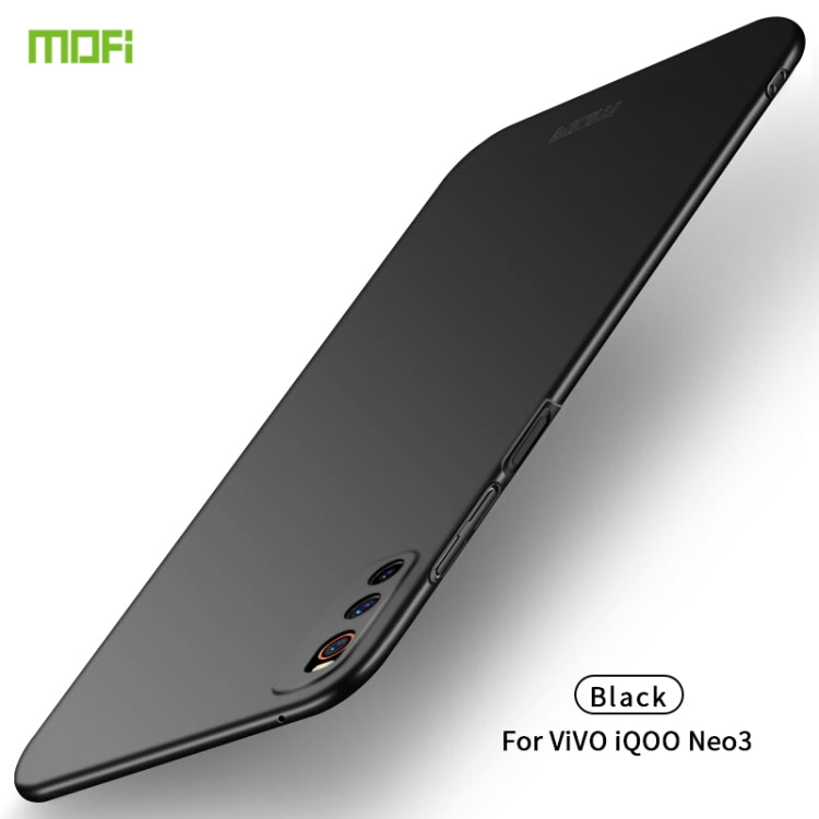 For Vivo iQOO Neo 3 MOFI Frosted PC Ultra-thin Hard Case(Black) - vivo Cases by MOFI | Online Shopping UK | buy2fix