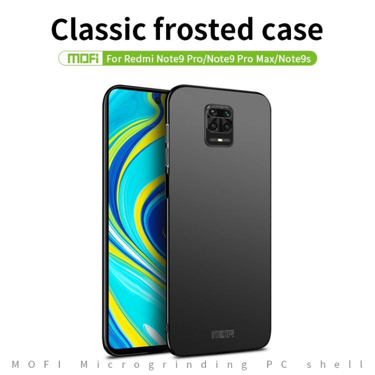 For Xiaomi RedMi Note9S/Note9Pro  MOFI Frosted PC Ultra-thin Hard C(Blue) - Xiaomi Cases by MOFI | Online Shopping UK | buy2fix