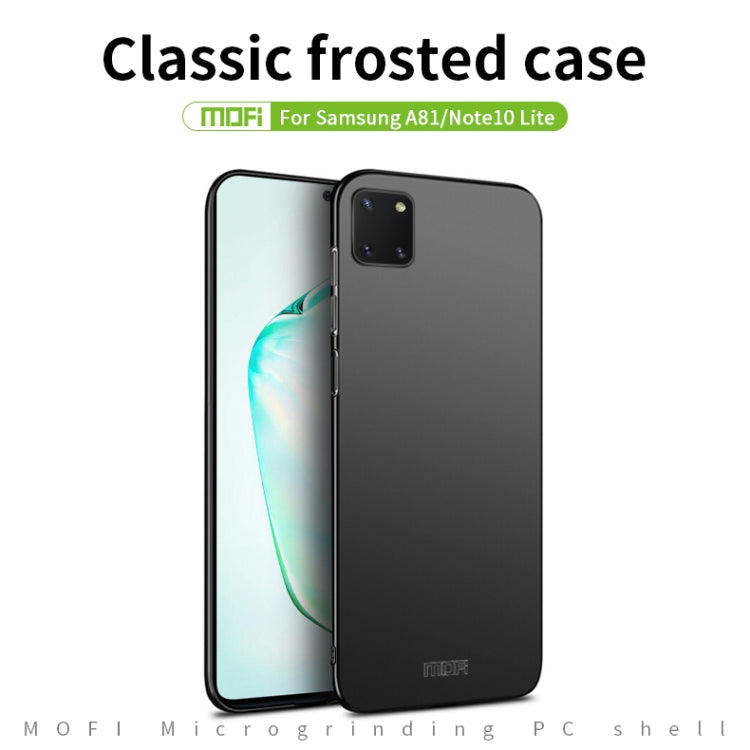 For Samsung Galaxy A81/Note10Lite MOFI Frosted PC Ultra-thin Hard C(Blue) - Galaxy Phone Cases by MOFI | Online Shopping UK | buy2fix