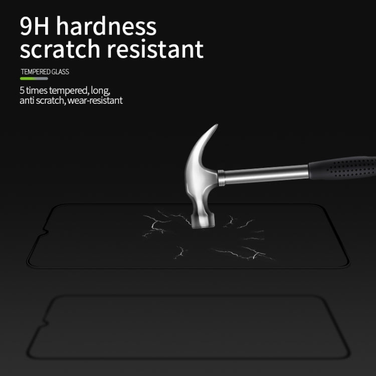 For Xiaomi 10 Lite PINWUYO 9H 3D Curved Full Screen Explosion-proof Tempered Glass Film(Black) -  by PINWUYO | Online Shopping UK | buy2fix