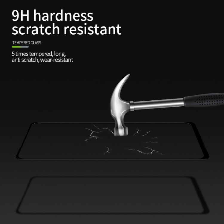 For Xiaomi Redmi Note 9 MOFI 9H 3D Explosion-proof Curved Screen Tempered Glass Film(Black) -  by MOFI | Online Shopping UK | buy2fix