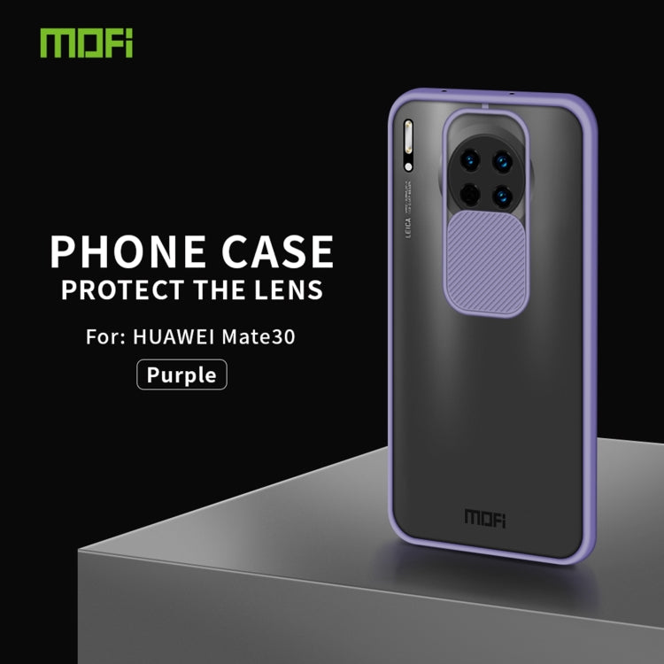 For Huawei Mate 30 MOFI Xing Dun Series PC + TPU Anti-peep Waterproof And Anti-drop All-inclusive Protective Shell, Translucent Frosted(Purple) - Huawei Cases by MOFI | Online Shopping UK | buy2fix