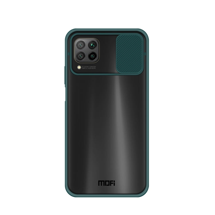 For Huawei P40 lite MOFI Xing Dun Series PC + TPU Anti-peep Waterproof And Anti-drop All-inclusive Protective Shell, Translucent Frosted(Green) - Huawei Cases by MOFI | Online Shopping UK | buy2fix