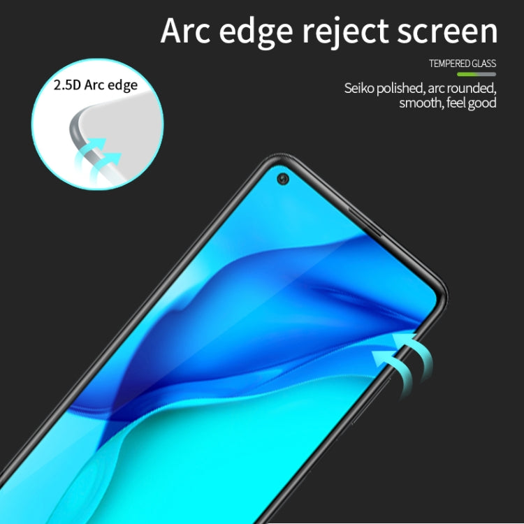 For Huawei Maimang9/Mate 40Lite MOFI 9H 2.5D Full Screen Tempered Glass Film(Black) - Huawei Tempered Glass by MOFI | Online Shopping UK | buy2fix