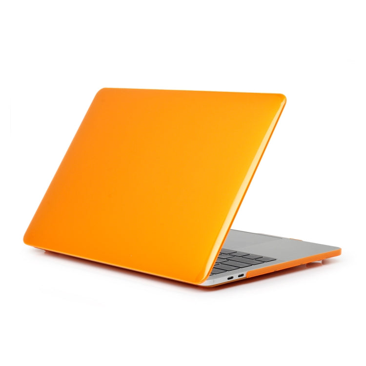 ENKAY Hat-Prince 3 in 1 For MacBook Pro 13 inch A2289 / A2251 (2020) Crystal Hard Shell Protective Case + US Version Ultra-thin TPU Keyboard Protector Cover + Anti-dust Plugs Set(Orange) - MacBook Pro Cases by ENKAY | Online Shopping UK | buy2fix