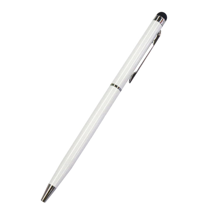 AT-18 3 in 1 Rotary Mobile Phone Touch Screen Handwriting Pen is Suitable for Apple / Huawei / Samsung(White) - Stylus Pen by buy2fix | Online Shopping UK | buy2fix