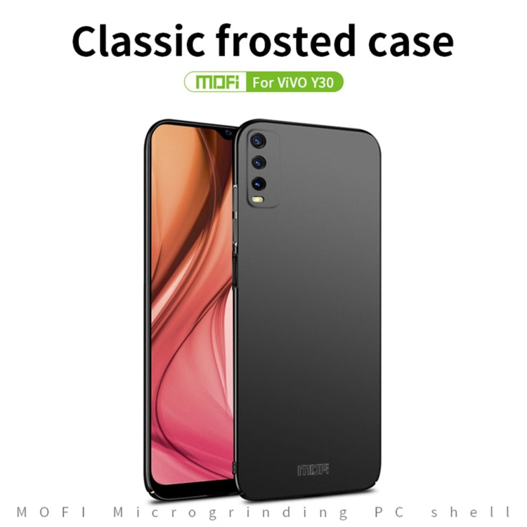 For vivo Y30 MOFI Frosted PC Ultra-thin Hard Case (Gold) - vivo Cases by MOFI | Online Shopping UK | buy2fix