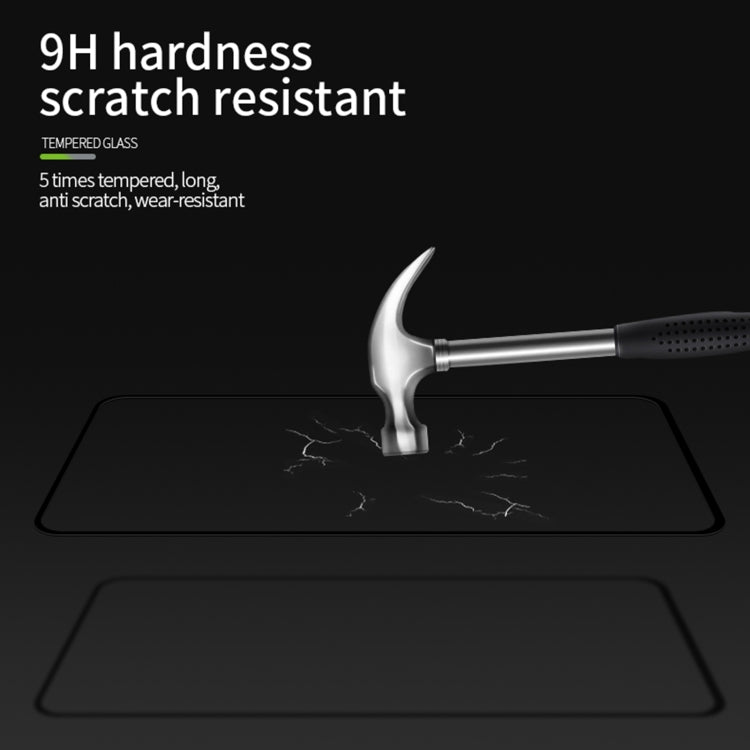 For OnePlus Nord N100 MOFI 9H 2.5D Full Screen Tempered Glass Film(Black) - OnePlus Tempered Glass by MOFI | Online Shopping UK | buy2fix