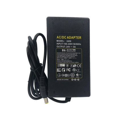 AC to DC 5V 24V Power Adapter Power Supply LED Driver Lighting Transformer 3A 5A 6A Converter Charger For LED Strip Lights US plug(5A 24V) - Power Supplies by buy2fix | Online Shopping UK | buy2fix