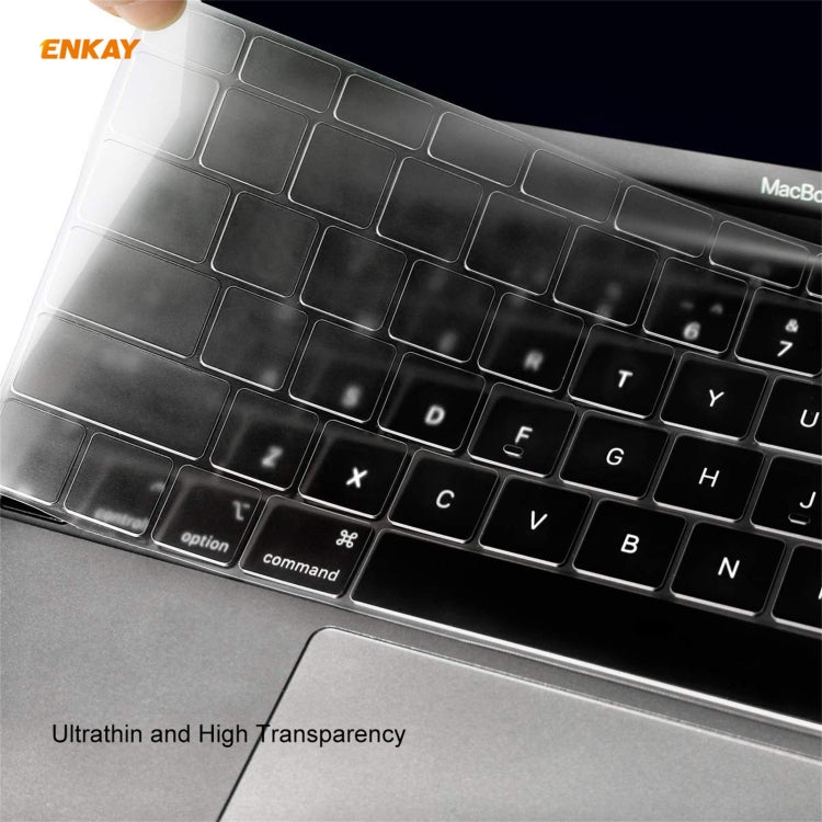 ENKAY 3 in 1 Matte Laptop Protective Case + EU Version TPU Keyboard Film + Anti-dust Plugs Set for MacBook Pro 13.3 inch A1706 / A1989 / A2159 (with Touch Bar)(Black) - MacBook Pro Cases by ENKAY | Online Shopping UK | buy2fix