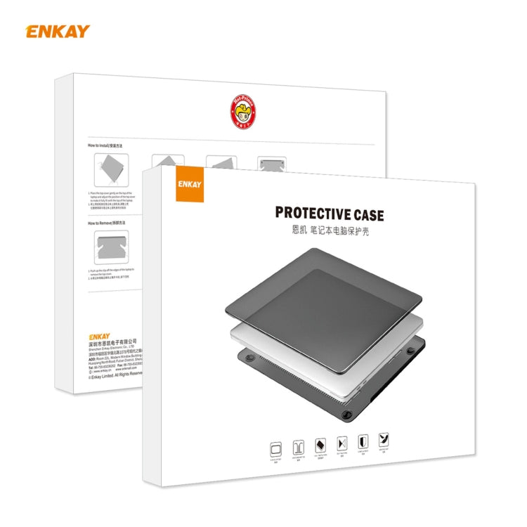 ENKAY 3 in 1 Crystal Laptop Protective Case + US Version TPU Keyboard Film + Anti-dust Plugs Set for MacBook Pro 13.3 inch A2251 & A2289 & A2338 (with Touch Bar)(Pink) - MacBook Pro Cases by ENKAY | Online Shopping UK | buy2fix