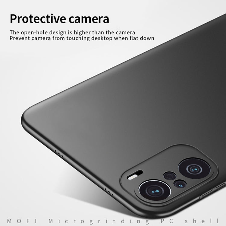 For Xiaomi Redmi K40 / K40 Pro MOFI Frosted PC Ultra-thin Hard Case(Gold) - Xiaomi Cases by MOFI | Online Shopping UK | buy2fix