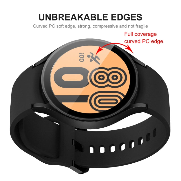 1 PCS For Samsung Galaxy Watch4 44mm ENKAY Hat-Prince 3D Full Coverage Soft PC Edge + PMMA HD Screen Protector Film - Screen Protector by ENKAY | Online Shopping UK | buy2fix