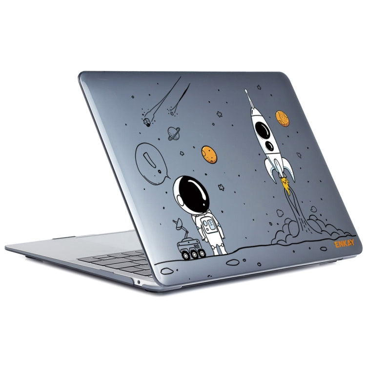 ENKAY Hat-Prince Spaceman Pattern Laotop Protective Crystal Case for MacBook Pro 16.2 inch A2485 2021/A2880 2023 (Spaceman No.1) - MacBook Pro Cases by ENKAY | Online Shopping UK | buy2fix