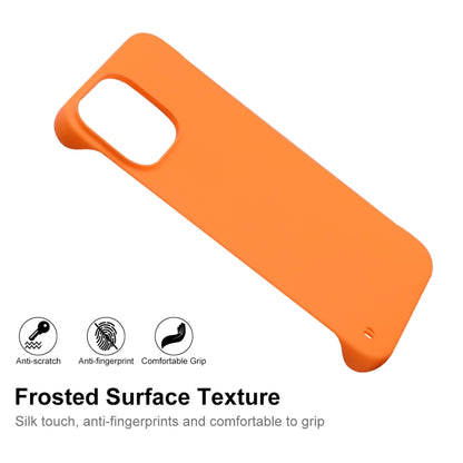 For iPhone 13 ENKAY Matte Frameless PC Phone Case(Orange) - iPhone 13 Cases by ENKAY | Online Shopping UK | buy2fix