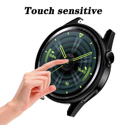 Tempered Glass Film Oil Spray Matte PC Case For Huawei GT3 46mm(Green) - Watch Cases by buy2fix | Online Shopping UK | buy2fix