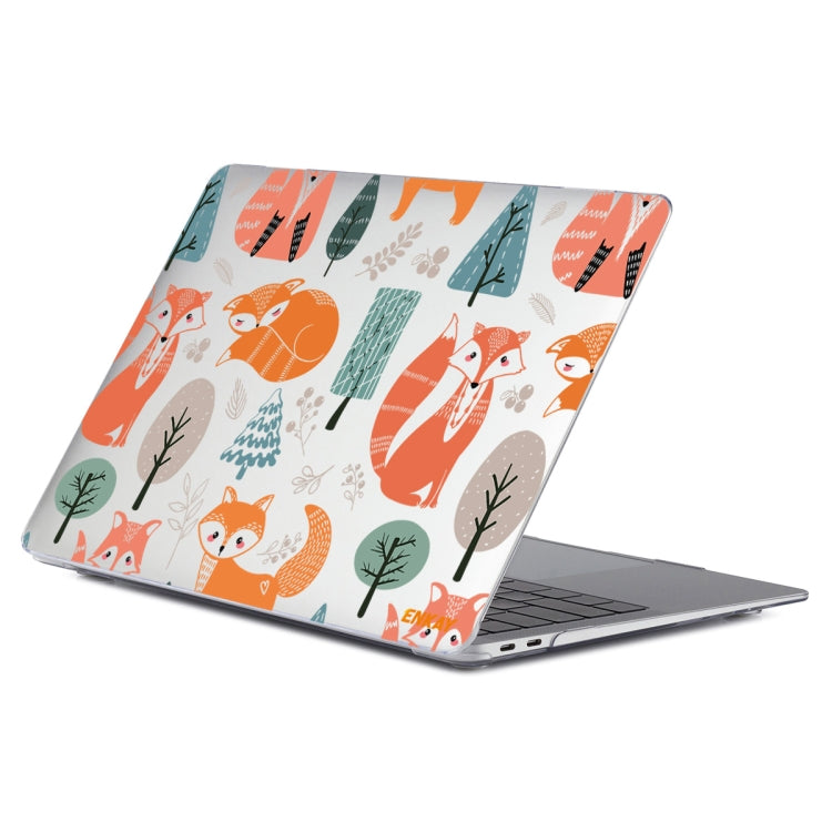 ENKAY Animal Series Pattern Laotop Protective Crystal Case For MacBook Pro 13.3 inch A2251 / A2289 / A2338 2020(Fox) - MacBook Pro Cases by ENKAY | Online Shopping UK | buy2fix