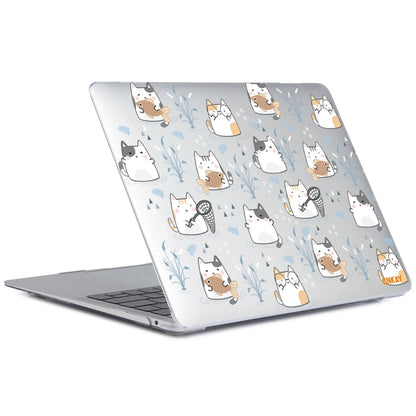 ENKAY Animal Series Pattern Laotop Protective Crystal Case For MacBook Pro 13.3 inch A2251 / A2289 / A2338 2020(Cute Cat) - MacBook Pro Cases by ENKAY | Online Shopping UK | buy2fix