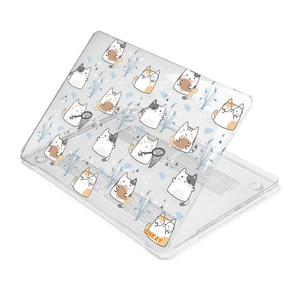 ENKAY Animal Series Pattern Laotop Protective Crystal Case For MacBook Pro 16.2 inch A2485 2021/A2880 2023(Cute Cat) - MacBook Pro Cases by ENKAY | Online Shopping UK | buy2fix