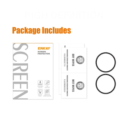 2 PCS ENKAY 3D Full Coverage Soft PC Edge + PMMA HD Screen Protector Film For Garmin Fenix 7S - Screen Protector by ENKAY | Online Shopping UK | buy2fix