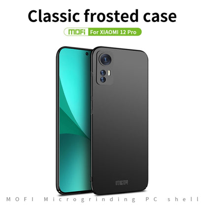 For Xiaomi 12 Pro MOFI Frosted PC Ultra-thin Hard Phone Case(Red) - Xiaomi Cases by MOFI | Online Shopping UK | buy2fix