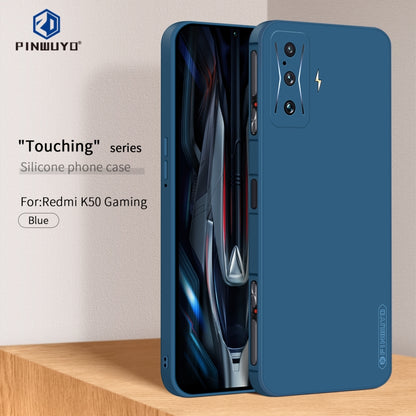 For Xiaomi Redmi K50 Gaming PINWUYO Sense Series Liquid Silicone TPU Phone Case(Blue) - More Brand by PINWUYO | Online Shopping UK | buy2fix