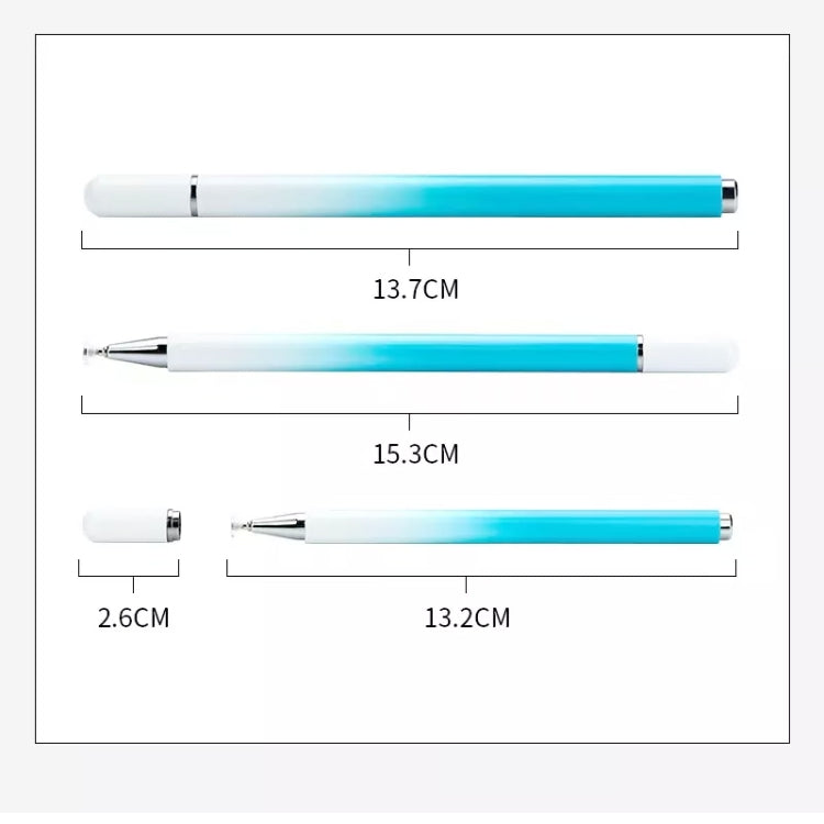 AT-28 Macarone Color Passive Capacitive Pen Mobile Phone Touch Screen Stylus with 1 Pen Head(White) - Stylus Pen by buy2fix | Online Shopping UK | buy2fix