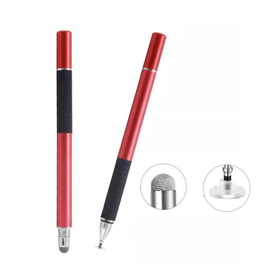 AT-31 Conductive Cloth Head + Precision Sucker Capacitive Pen Head 2-in-1 Handwriting Stylus(Red) - Stylus Pen by buy2fix | Online Shopping UK | buy2fix