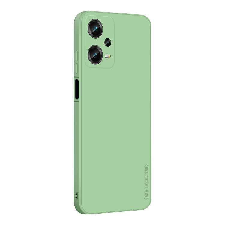 For Xiaomi Redmi Note 12 Pro 5G China PINWUYO Sense Series Liquid Silicone TPU Phone Case(Green) - Xiaomi Cases by PINWUYO | Online Shopping UK | buy2fix