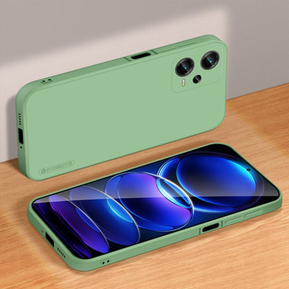 For Xiaomi Redmi Note 12 Pro 5G China PINWUYO Sense Series Liquid Silicone TPU Phone Case(Green) - Xiaomi Cases by PINWUYO | Online Shopping UK | buy2fix