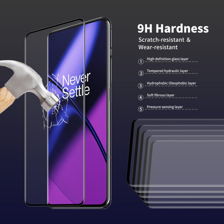 For OnePlus 11 ENKAY Hat-Prince 3D Hot Bending Explosion-proof Full Glue Tempered Glass Film - OnePlus Tempered Glass by ENKAY | Online Shopping UK | buy2fix