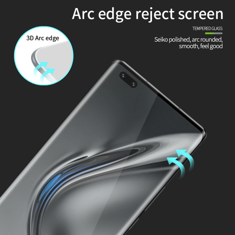 For Honor Magic5 Ultimate PINWUYO 9H 3D Hot Bending Tempered Glass Film(Black) - Honor Tempered Glass by PINWUYO | Online Shopping UK | buy2fix