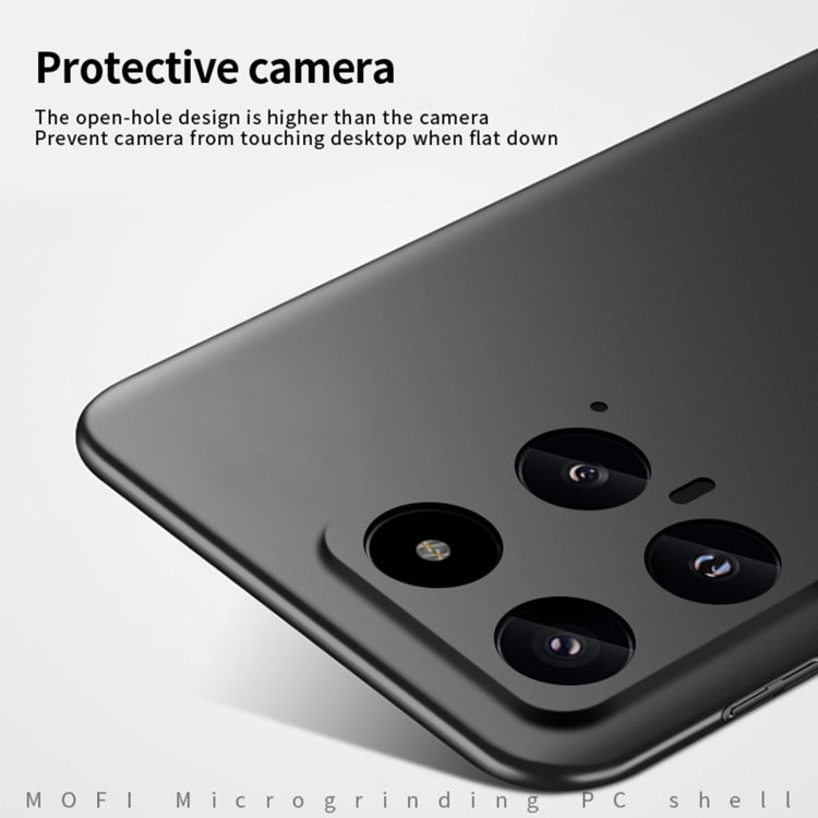 For?Xiaomi 14 MOFI Micro-Frosted PC Ultra-thin Hard Phone Case(Black) - 14 Cases by MOFI | Online Shopping UK | buy2fix