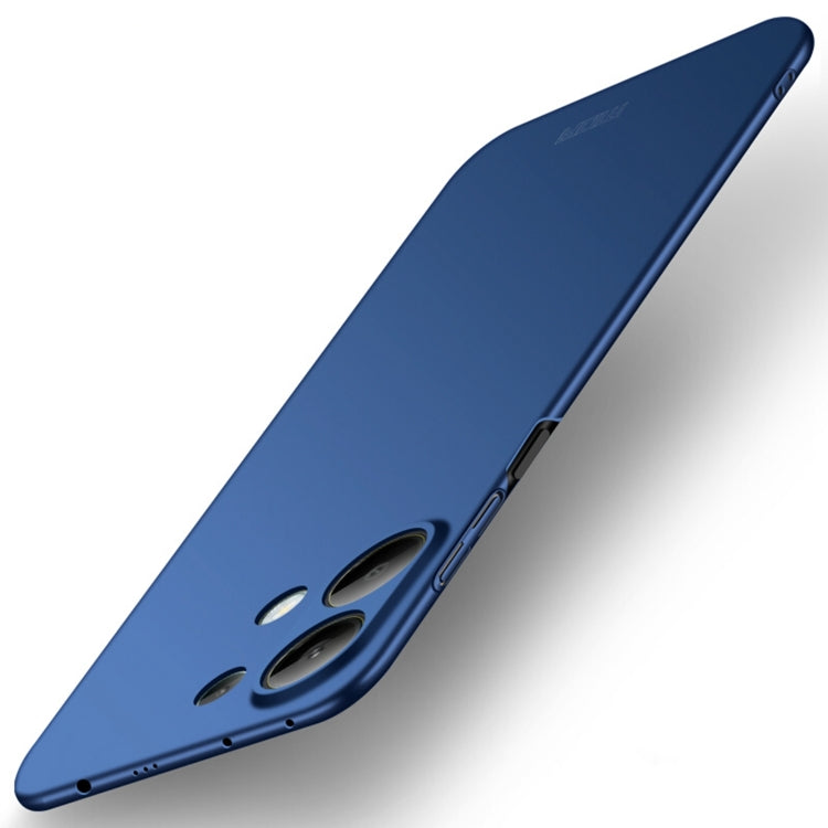 For Xiaomi Redmi Note 13 4G MOFI Micro-Frosted PC Ultra-thin Hard Phone Case(Blue) - Note 13 Cases by MOFI | Online Shopping UK | buy2fix