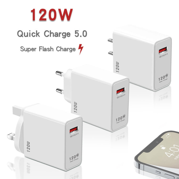 120W USB Super Fast Charging Charger Suitable for Xiaomi 12 / 12 Pro and Huawei / vivo, Plug Size:US Plug - USB Charger by buy2fix | Online Shopping UK | buy2fix