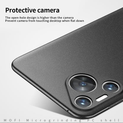 For Huawei P70 MOFI Fandun Series Frosted PC Ultra-thin All-inclusive Phone Case(Blue) - Huawei Cases by MOFI | Online Shopping UK | buy2fix