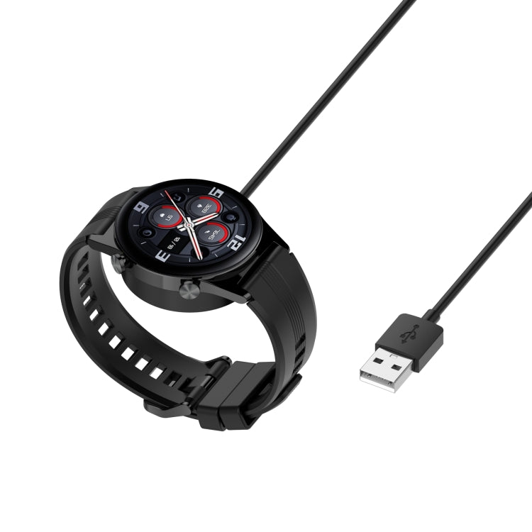 For Honor Watch 4 Integrated Mmagnetic Suction Watch Charging Cable, Length: 1m(Black) - Charger by buy2fix | Online Shopping UK | buy2fix