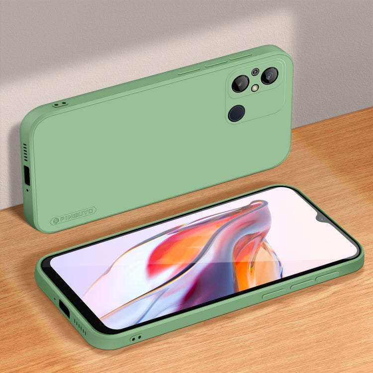 For Xiaomi Redmi 12C PINWUYO Sense Series Liquid Silicone TPU Phone Case(Green) - Xiaomi Cases by PINWUYO | Online Shopping UK | buy2fix