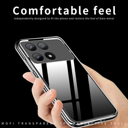 For Xiaomi Redmi K70 / K70 Pro MOFI Ming Series Ultra-thin TPU Phone Case(Transparent) - K70 Pro Cases by MOFI | Online Shopping UK | buy2fix