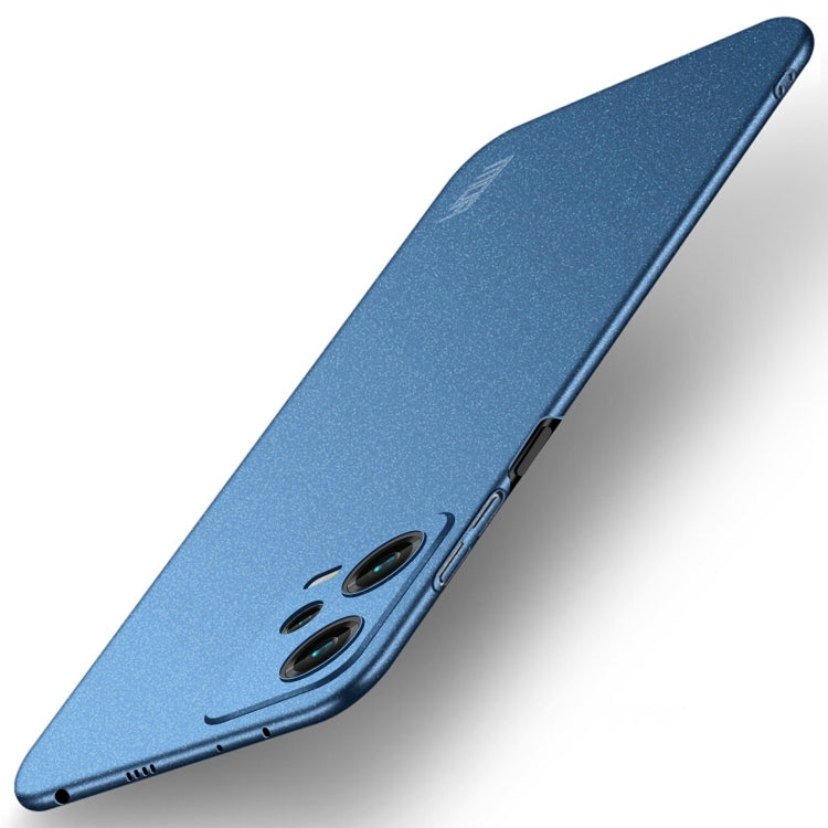 For Xiaomi Redmi Note 12 Pro+ Global MOFI Fandun Series Frosted PC Ultra-thin All-inclusive Phone Case(Blue) - Xiaomi Cases by MOFI | Online Shopping UK | buy2fix