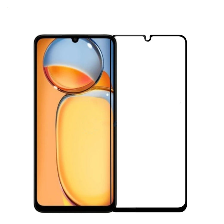 For Xiaomi Poco C65 MOFI 9H 2.5D Full Screen Tempered Glass Film(Black) -  by MOFI | Online Shopping UK | buy2fix