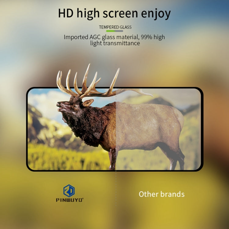 For Xiaomi Redmi Turbo 3 PINWUYO 9H 2.5D Full Screen Tempered Glass Film(Black) -  by PINWUYO | Online Shopping UK | buy2fix
